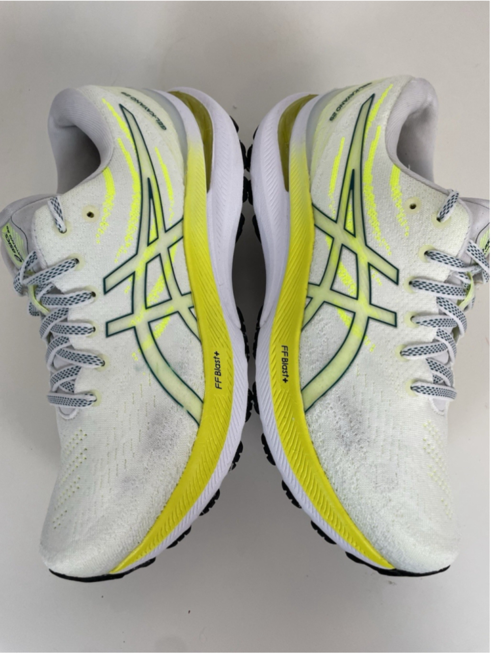 Asics Gel Kayano 29 Running Shoes Women’s 8.5 White Velvet Pine Sneakers - Picture 8 of 15